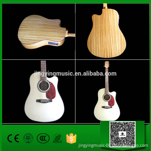 4 band EQ Spruce top Zebrawood back and side Acoustic Guitar